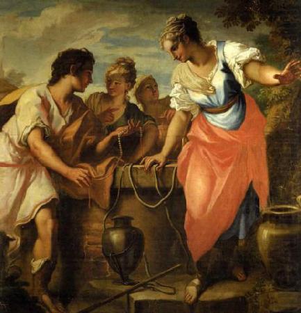 Niccolo Bambini Rebecca at the well china oil painting image